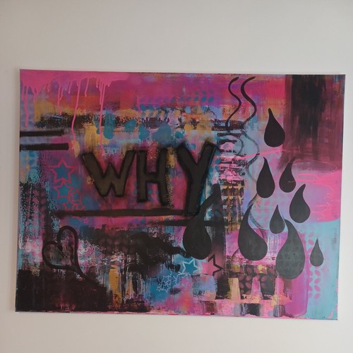 Original abstract painting art - painting,