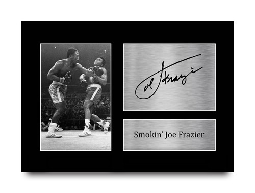 Joe frazier signed boxing pre - joe,