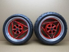 Ducati 750 Sport Desmo 1988-1990 24,127 miles wheels with tyres pair (8152)