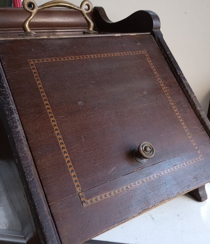 Purdonium antique coal scuttle - antique,