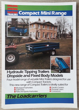 AS Marston Mini Tipping Trailer Brochure / Leaflet c.1980s - A.S. Trailers