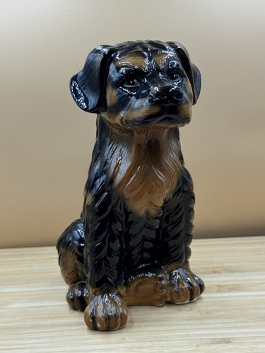 Vintage ceramic rottweiler - vintage,
