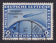GERMANY 1933 Zeppelin 2m