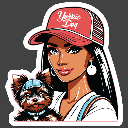 Yorkshire terrier sticker - yorkshire,