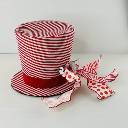 Christmas tree topper hat red - christmas,