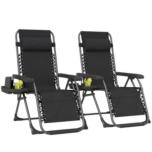 Zero gravity chairs set - zero, 2