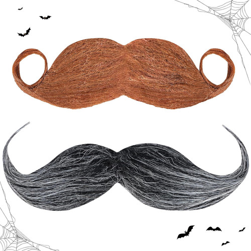 Piece fake beard mustache - fake,