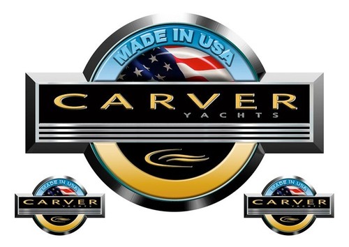 Carver boat stickers and - boat, 10"