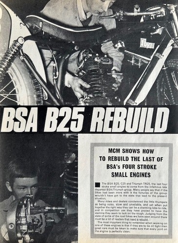 Bsa b25 engine - bsa,