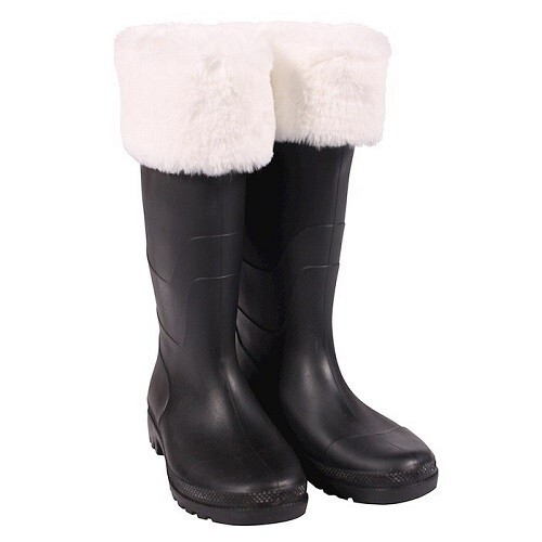 Santa claus boots black - claus,