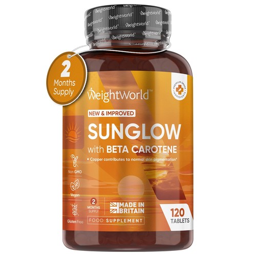 Sunglow keratin 120 tablets - sunglow,