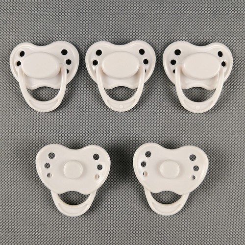 White pacifier magnetic - white,