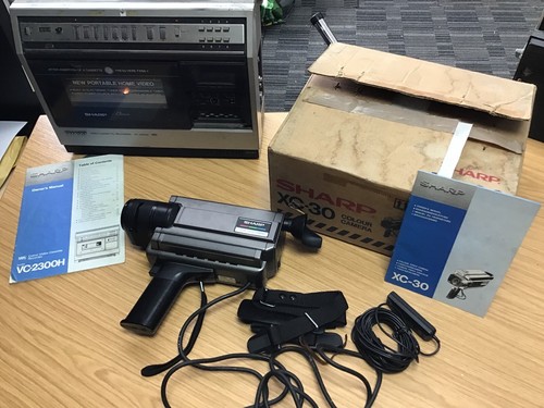 Vintage sharp video camera - sharp,