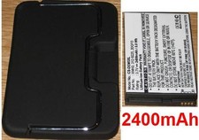Case + battery 2400mAh for Dell Mini 5, Streak, 20QFO 312-0225 XMH3