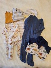 Bundle baby clothes 6-12 / 9-12 Months plus 100% cotton Grobag sleepsack