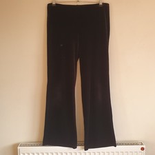 M&S Vintage Black Velvet Wide