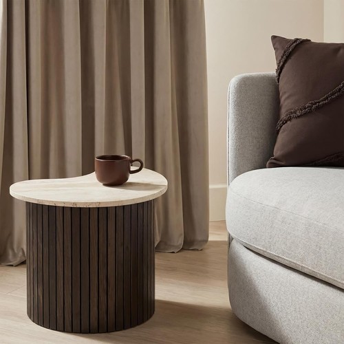 Elegant oval coffee table with - coffee,