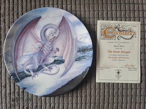 Danbury mint the snow dragon - the,