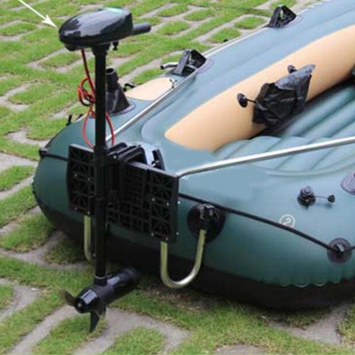 Inflatable boat motor mount - inflatable,