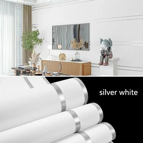 Striped wallpaper roll - striped,