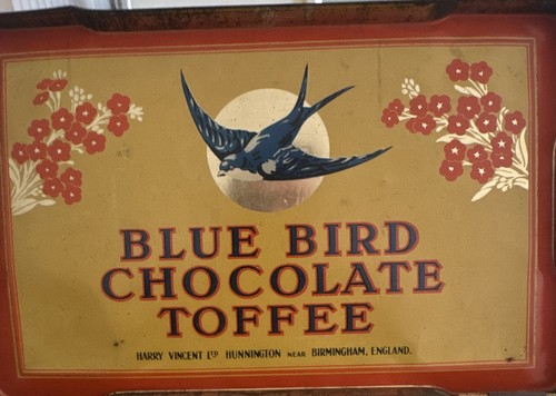 Blue bird chocolate - toffee, tin