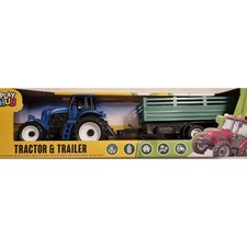 Tractor and Trailer Playset