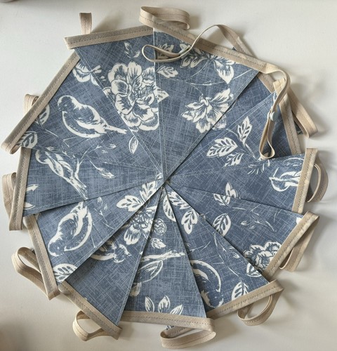 Handmade oilcloth bunting - bunting,