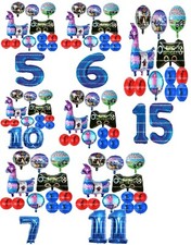 14pcs Fortnit gaming Foil Balloons Birthday Party Decors Age 5 - 15 Game Boys