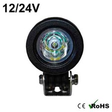 24v 10w Round LED Spot Working Work Light Tractor Boat HGV Reverse Bike