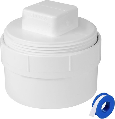 Pvc cleanout cap dwv - cleanout, &