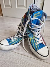 Unisex Converse All Star DC Comics Wonder Woman Hi Tops UK Size 5