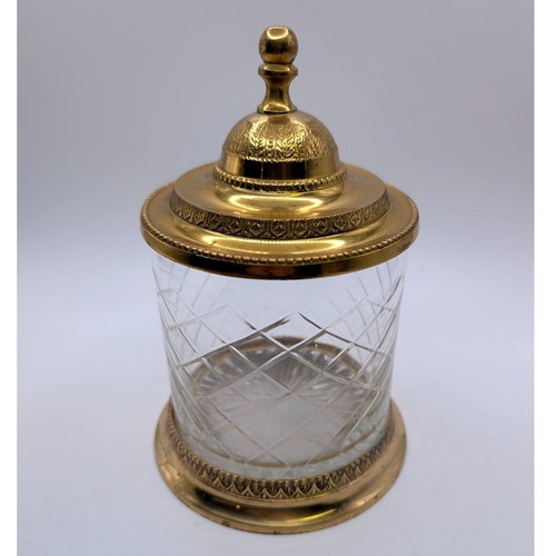 Vtg crystal brass - vtg,
