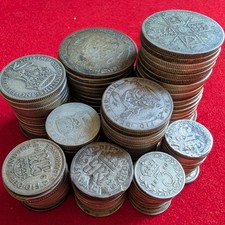 British Silver Coins Joblot