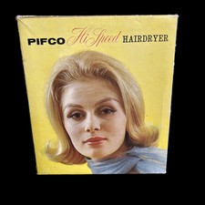 Vintage 1960s Pifco Hi Speed Hairdryer in Original Box - 60's Hair Salon Prop