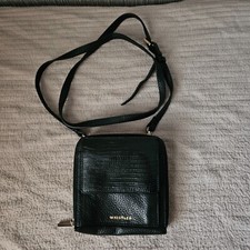 Whistles Orton Multi-Way Purse Black Leather Crossbody Bag