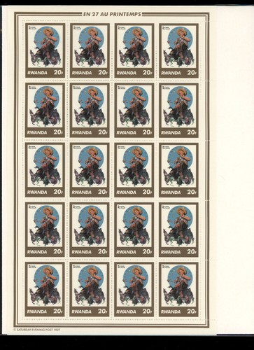 1981 norman rockwell - rockwell, lesotho