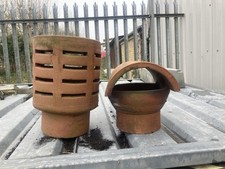 chimney pot inserts/bonnet/cowl/Clay £25 Each