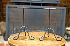 Pair Vintage Wrought Iron