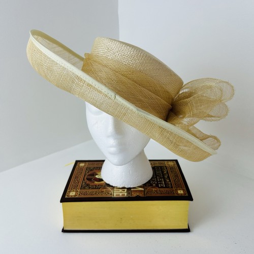 Occasion straw hat - occasion, bow