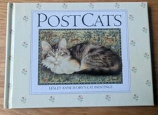 Postcats Book 1990  Lesley Anne Ivory  & 10 Notelets  Cats