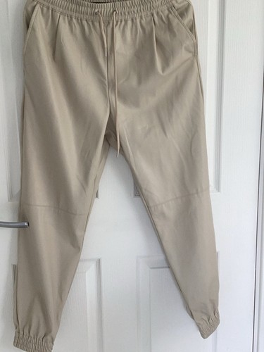 Zara faux leather trousers - faux,