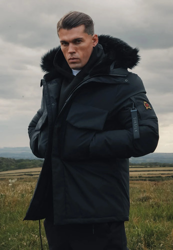 Siksilk mens black - mens, parka