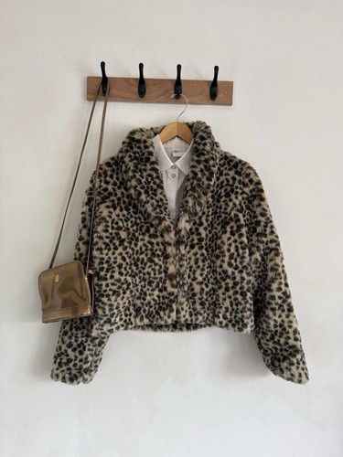 Faux fur leopard - faux, coat