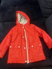 Next Girls Waterproof Red Jacket 5-6 Years