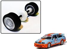 Scalextric W11606 Rear Wheels Axle For C4231 Ford Sierra RS500 Cosworth Gulf