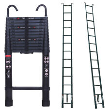 Telescopic Extension Aluminum Step Ladder Folding Multi Purpose 10-20ft Non-Slip