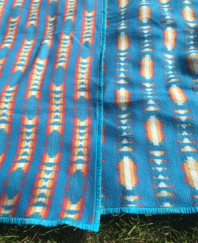 French 1960s bed blanket - 1960s,