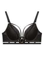 HUSTLER SIERRA BLACK GOLD RING BRA.RRP £45.VARIOUS SIZES.