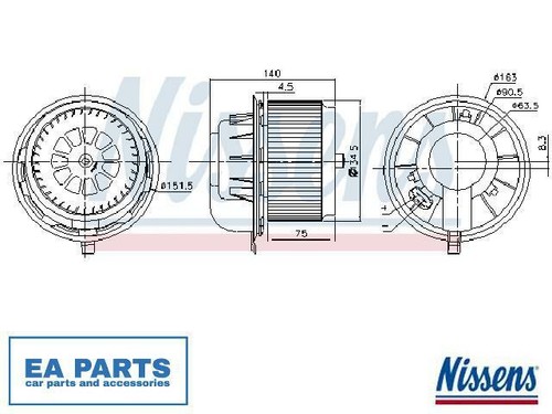 Interior blower for - interior,