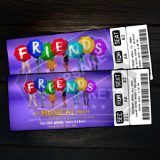 Friends The Musical Parody Theatre Ticket | Personalised Gift Reveal | Keepsake